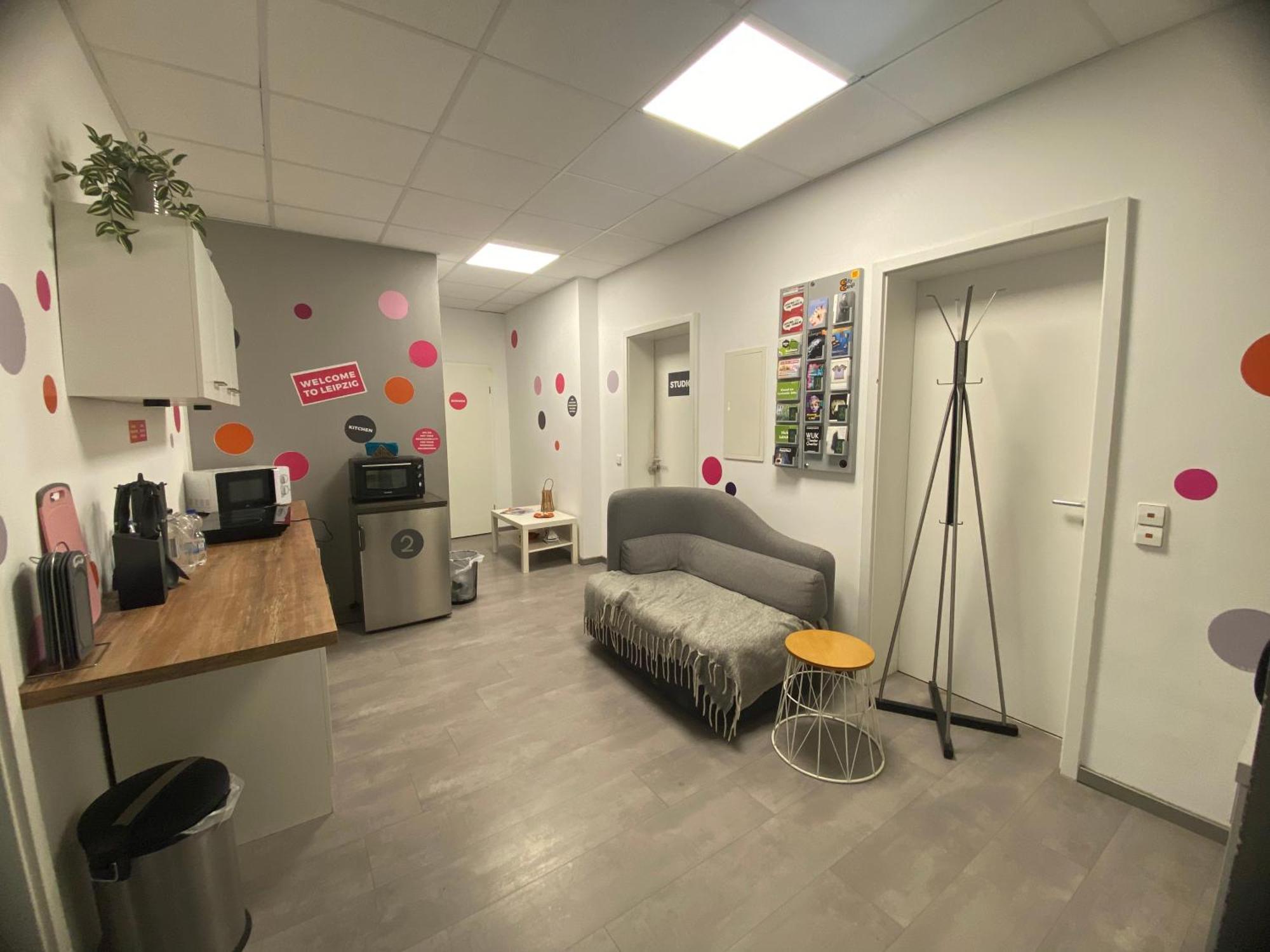 Studio 1 Mit Gemeinschaftsraeumen, Tiefgarage ไลป์ซิก ภายนอก รูปภาพ
